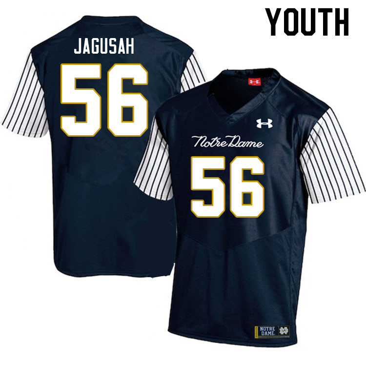 Youth #56 Charles Jagusah Notre Dame Fighting Irish College Football Jerseys Stitched Sale-Alternate